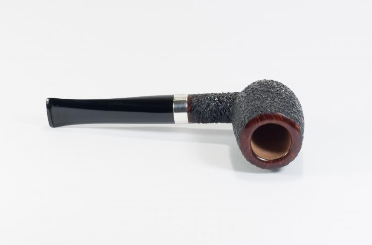  rusticated billiard with silver ring